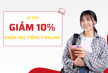Khóa học tiếng Ý online chỉ từ 4.050.000đ cùng hàng loạt ưu đãi hấp dẫn khác